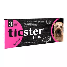 TICSTER Plus Spot-on Oplossing voor Hond 10-25kg, 3X3 ml
