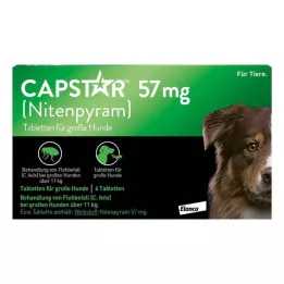 CAPSTAR 57 mg tabletten voor grote honden, 1 st