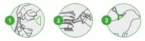 Instructions for use for FRONTLINE COMBO tegen teken, vlooien bij honden L (20-40 kg), 3 st - 4
