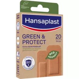 HANSAPLAST Groen &amp; Beschermpleisterstroken, 20 st