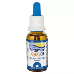 VITAMIN K2D3 olie Dr.Jacobs, 20 ml