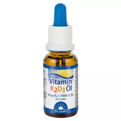 Vitamine K2D3 Olie Dr.Jacob`s, 20 ml Vitamine K2D3 Olie Dr.Jacob`s, 20 ml