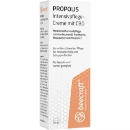 BEECRAFT Propolis CBD Intensieve verzorgingscrème, 75 ml