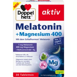 DOPPELHERZ Melatonine+Magnesium 400 tabletten, 30 st