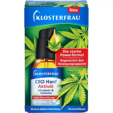 KLOSTERFRAU CBD Actieve hennepolie, 50 ml