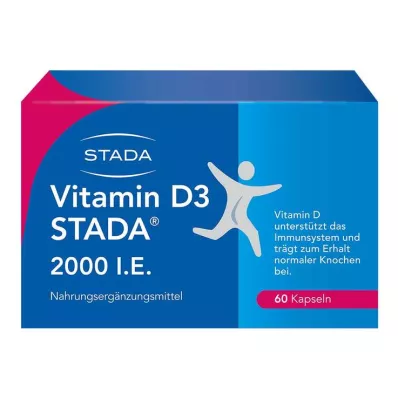 Vitamine D3 STADA 2000 IE capsules, 60 st