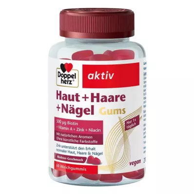 DOPPELHERZ Huid+Haar+Nagels Tandvlees, 60 stuks DOPPELHERZ Huid+Haar+Nagels Tandvlees, 60 stuks