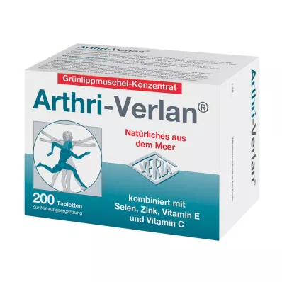 Arthri-Verlan voor voedingssupplementtabletten, 200 st