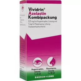 VIVIDRIN Azelastine combip. 0,5mg/ml ATR+1mg/ml NAS, 1 P