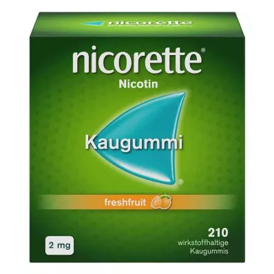 NICORETTE 2 mg kauwgom met verse vruchten, 210 stuks