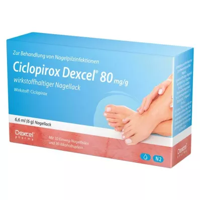 Ciclopirox Dexcel® 80 mg/g actieve nagellak, 6,6 ml