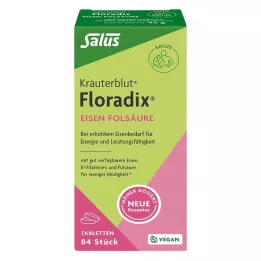 FLORADIX IJzer Foliumzuur Tabletten, 84 Capsules
