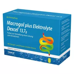 MACROGOL plus elektrolyten Dexcel 13,7 g PLE, 20 st