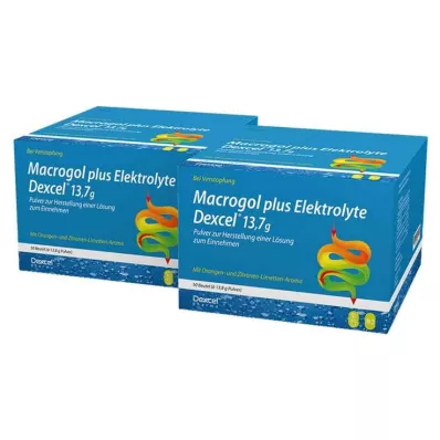 Macrogol plus elektrolyten Dexcel 13,7 g Ple, 100 stuks