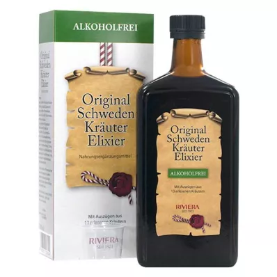 RIVIERA Origineel Schwedenkräuter Elixir alcoholvrij, 500 ml RIVIERA Origineel Schwedenkräuter Elixir alcoholvrij, 500 ml