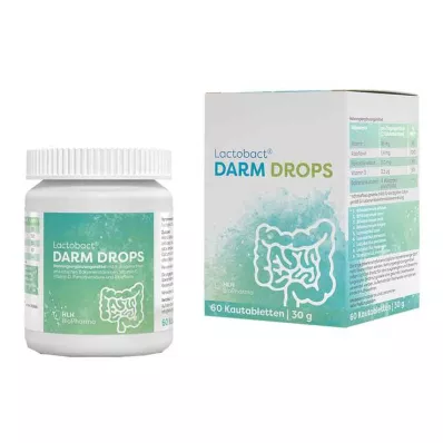 LACTOBACT DARM DROPS Kauwtabletten, 60 stuks LACTOBACT DARM DROPS Kauwtabletten, 60 stuks