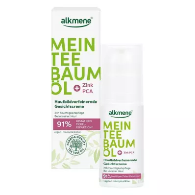 ALKMENE Mijn Tea Tree Olie Gezichtscrème, 50 ml ALKMENE Mijn Tea Tree Olie Gezichtscrème, 50 ml