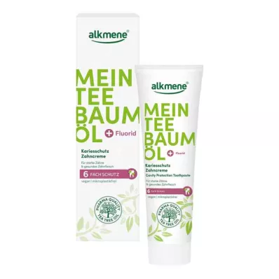 ALKMENE Mijn Tea Tree olie anti-cariës tandpasta, 100 ml