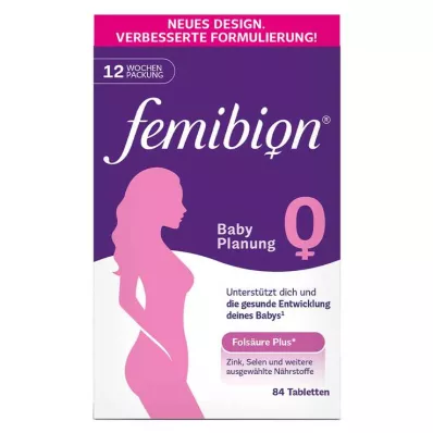 FEMIBION 0 Baby planningstabletten, 84 stuks