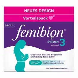 FEMIBION 3 Combinatiepakket borstvoeding, 2X112 stuks