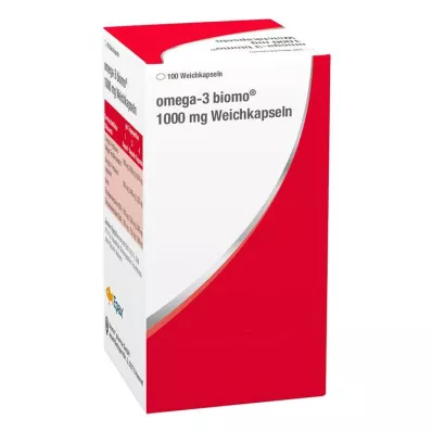 Omega-3 Biomo 1000 mg zachte capsules, 100 stuks Omega-3 Biomo 1000 mg zachte capsules, 100 stuks