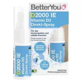 BETTERYOU 2000 I.U. vitamine D3 directe spray, 15 ml