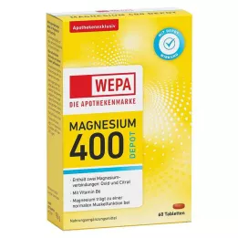 WEPA Magnesium 400 DEPOT+B6 tabletten, 60 st
