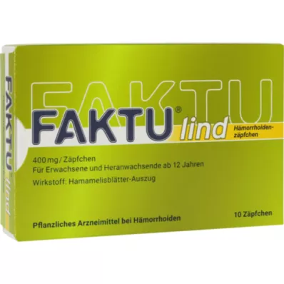 FAKTU lind aambeien zetpillen, 10 stuks