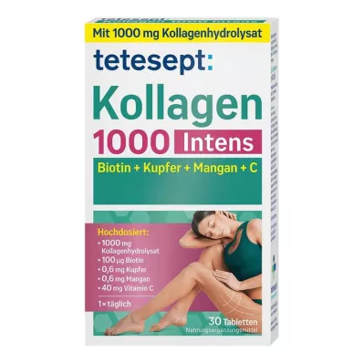 Tetesept Collageen 1000 Intens Tabletten, 30 st Tetesept Collageen 1000 Intens Tabletten, 30 st
