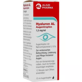 HYALURON AL Oogdruppels 1,5 mg/ml, 1X10 ml