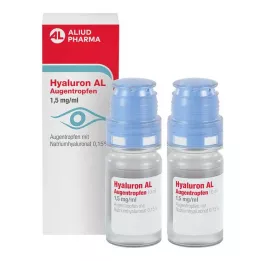 HYALURON AL Oogdruppels 1,5 mg/ml, 2X10 ml