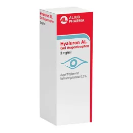 HYALURON AL Gel oogdruppels 3 mg/ml, 1X10 ml