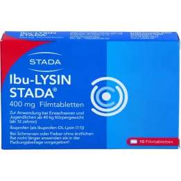IBU-LYSIN STADA 400 mg filmomhulde tabletten, 10 st
