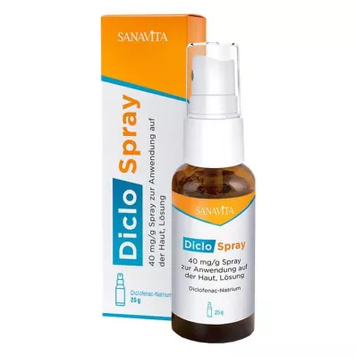 DICLOSPRAY 40 mg/g spray voor toepassing op de huid, 25 g DICLOSPRAY 40 mg/g spray voor toepassing op de huid, 25 g