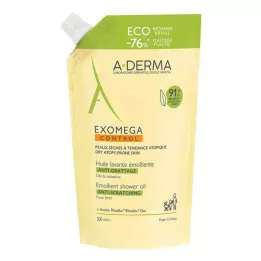 A-DERMA EXOMEGA CONTROL Navulling doucheolie, 500 ml