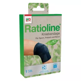 RATIOLINE Kniebandage maat L, 1 st