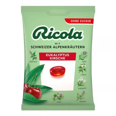 Ricola suikervrij zakje eucalyptuskersensnoepjes, 75 g Ricola suikervrij zakje eucalyptuskersensnoepjes, 75 g