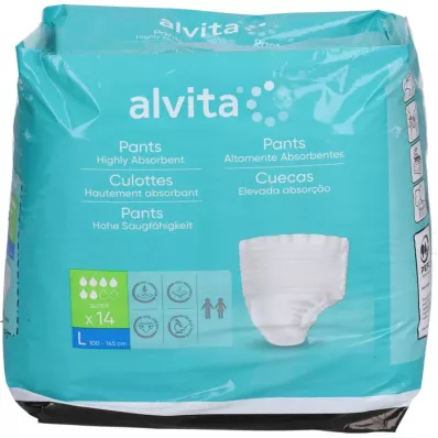 ALVITA Incontinentiebroekjes super large, 14 stuks