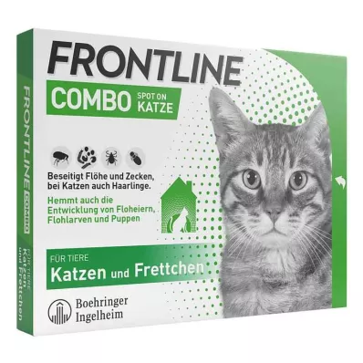 FRONTLINE Combo Spot on preparaat voor kattenhuid, 3 stuks