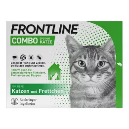 FRONTLINE Combo Spot on preparaat voor kattenhuid, 6 stuks