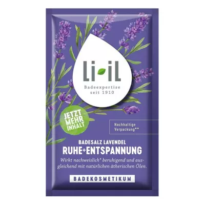 LI-IL Badzout Lavendel Kalm+Relaxatie, 80 g LI-IL Badzout Lavendel Kalm+Relaxatie, 80 g