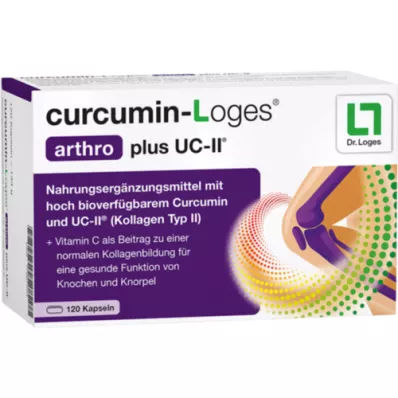 CURCUMIN-LOGES arthro plus UC-II capsules, 120 st