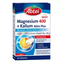 ABTEI Magnesium 400+kalium tabletten, 30 stuks