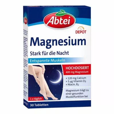 ABTEI Magnesium Sterk voor de Nacht Depot Tabl.TF, 30 st