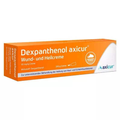 DEXPANTHENOL axicur wond- en wondhelende crème 50 mg/g, 100 g DEXPANTHENOL axicur wond- en wondhelende crème 50 mg/g, 100 g