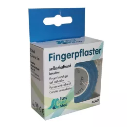 UM EASYPLAST Vingerpleister, zelfhoudend, 2,5 cm x 5 m, blauw, 1 st