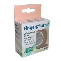UM EASYPLAST Vingerpleister, zelfhardend, 2,5 cm x 5 m, beige, 1 st
