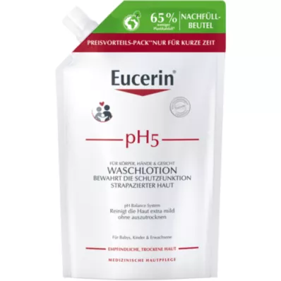EUCERIN pH5 Waslotion Gevoelige Huid Navulling, 400 ml
