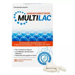 MULTILAC Intestinal Synbiotic enteric capsules, 30 stuks