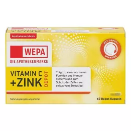 WEPA Vitamine C+Zink-capsules, 60 capsules
